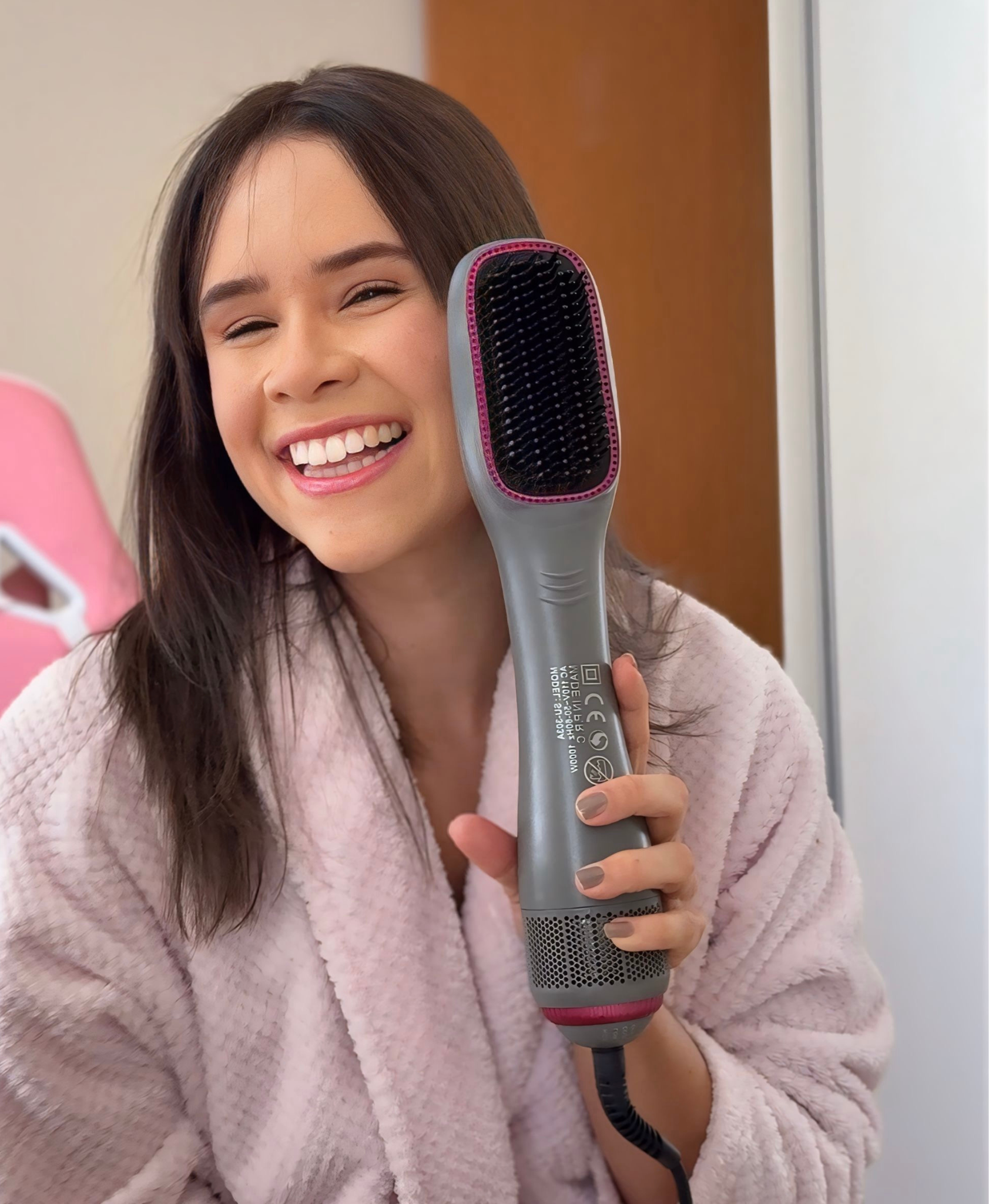 EssenceBrush Pro – Escova Secadora 3 em 1 Profissional
